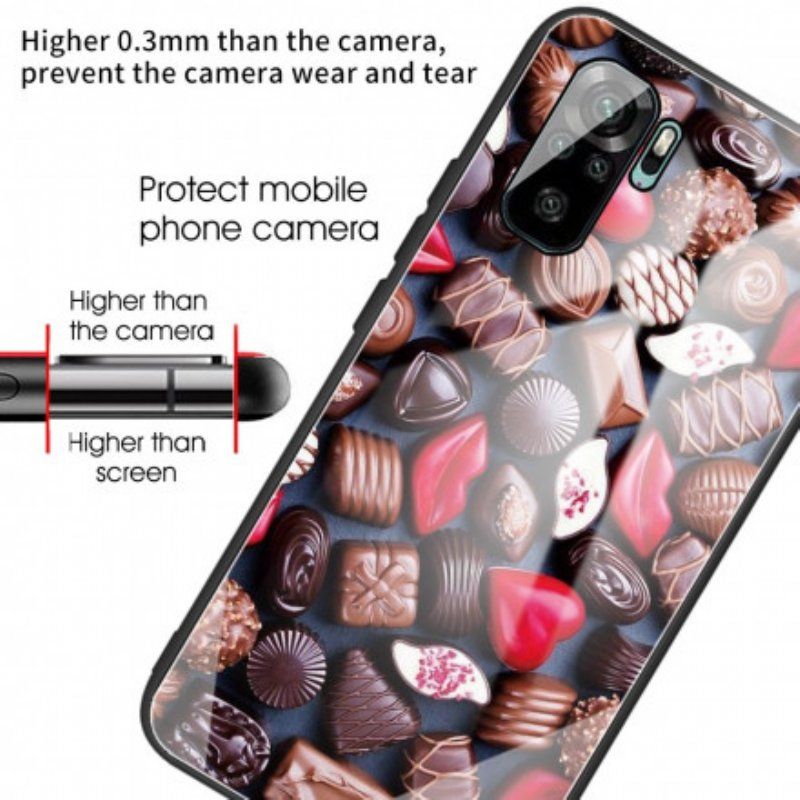 Skal Xiaomi Redmi Note 10 / 10S Chokladhärdat Glas