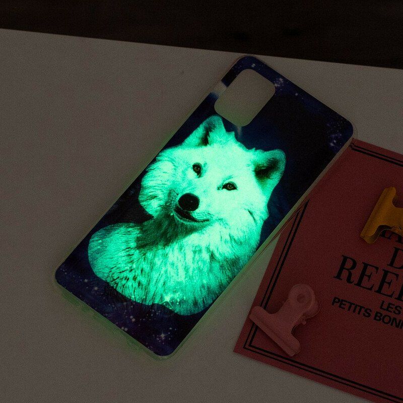 Skal Xiaomi Redmi Note 10 / 10S Fluorescerande Wolf Series