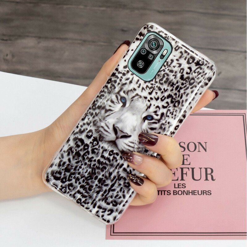 Skal Xiaomi Redmi Note 10 / 10S Leopard Fluorescerande