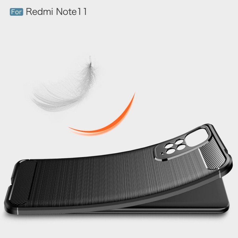 Skal Xiaomi Redmi Note 11 / 11S Borstad Kolfiber