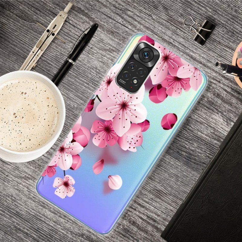 Skal Xiaomi Redmi Note 11 / 11S Små Rosa Blommor