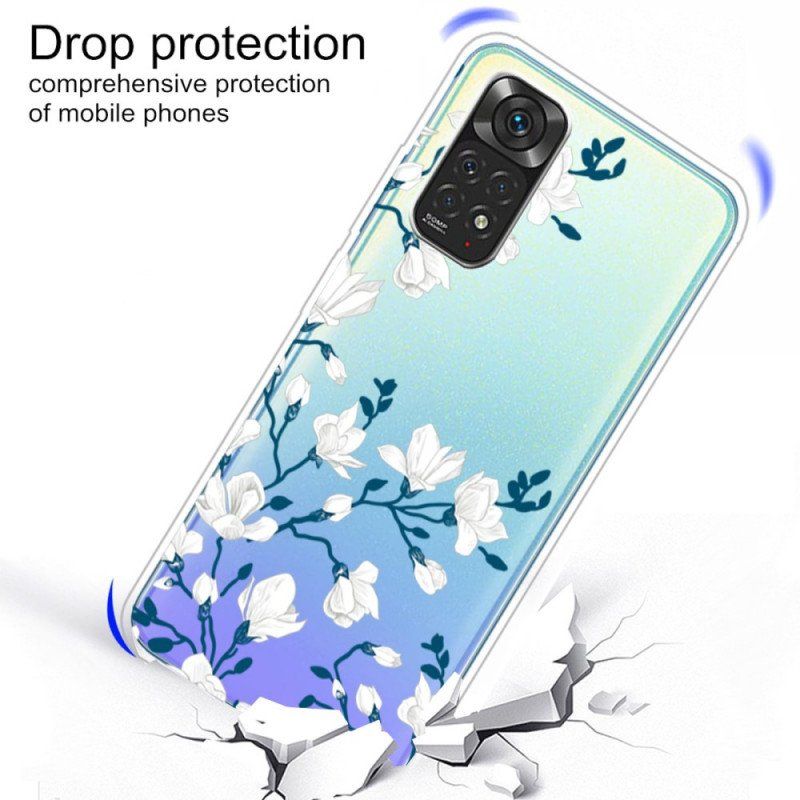 Skal Xiaomi Redmi Note 11 Pro / 11 Pro 5G Vita Blommor