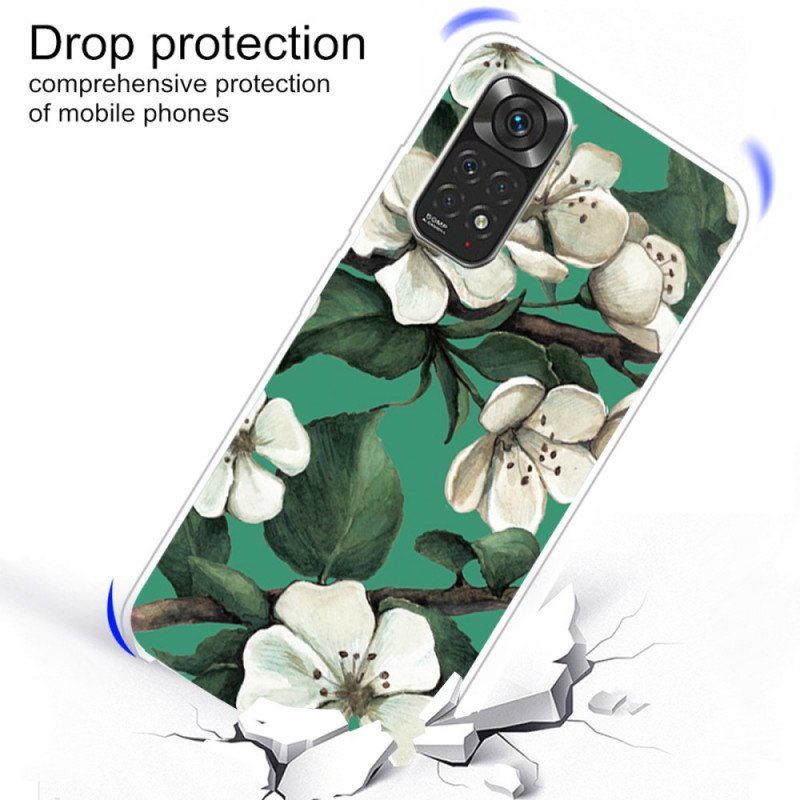 Skal Xiaomi Redmi Note 11 Pro / 11 Pro 5G Vita Blommor