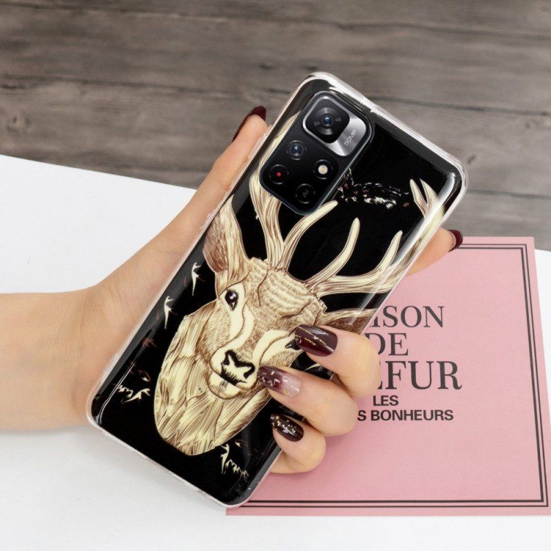 Skal Xiaomi Redmi Note 11 Pro Plus 5G Fluorescerande Majestic Deer