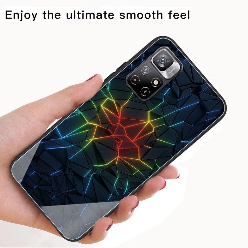 Skal Xiaomi Redmi Note 11 Pro Plus 5G Geometri Härdat Glas