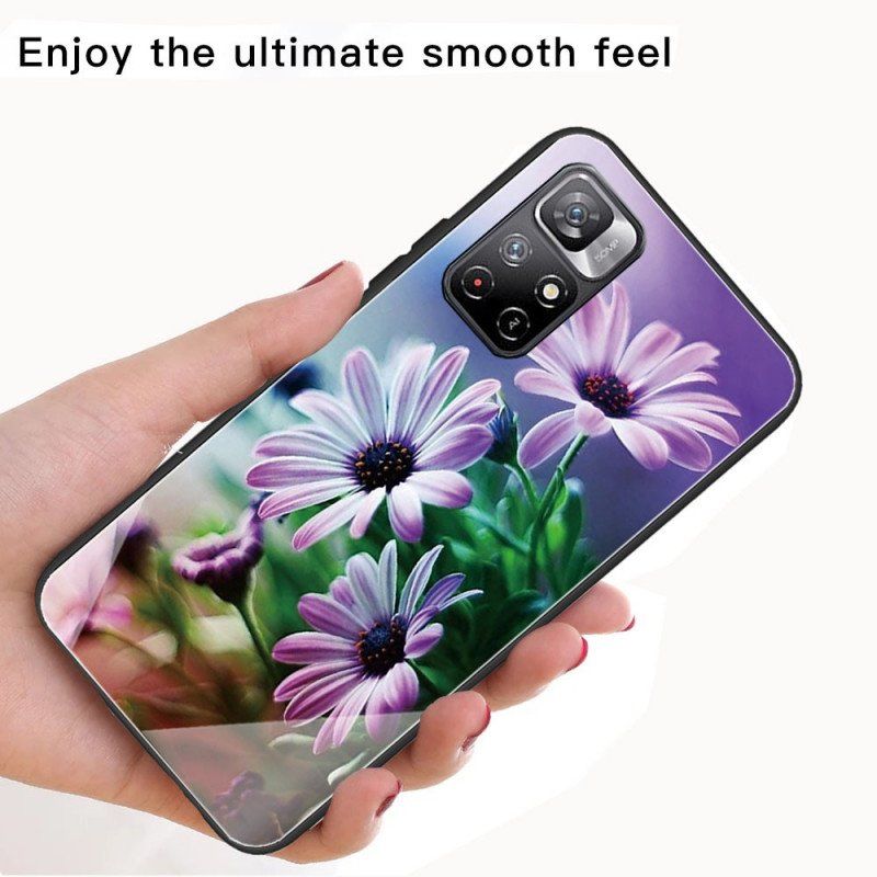 Skal Xiaomi Redmi Note 11 Pro Plus 5G Härdat Glas Blommor