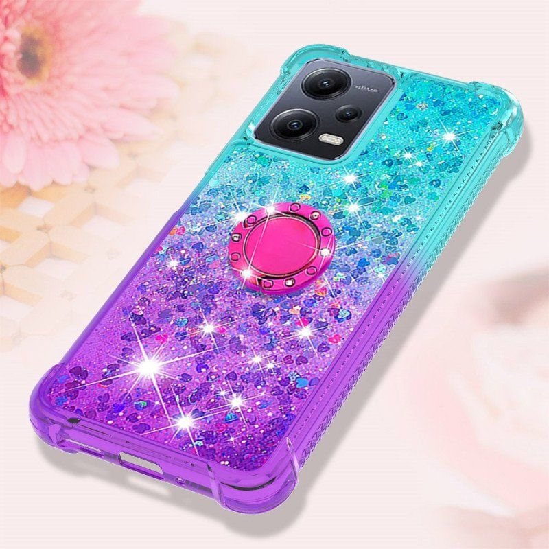 Skal Xiaomi Redmi Note 12 5G Glitter Ring-bracket