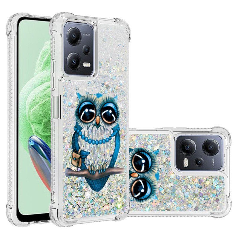 Skal Xiaomi Redmi Note 12 5G Paljetter Miss Owl