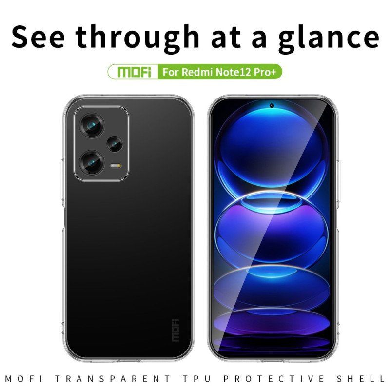 Skal Xiaomi Redmi Note 12 Pro Plus Transparent Mofi